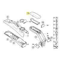 Cubierta de apoyabrazos de consola central Mini Cooper R56 R50 R53 Apoyabrazos de motores - details 7