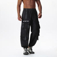 Los pantalones de trabajo sueltos de la marca de moda de verano para hombres están de moda y son relajantes. - details 3