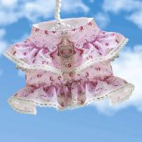 Conjunto de Correa de arnés para Mascotas Ajustable con Encaje Floral Ropa de Perro Linda para Cachorros Accesorios de Arnés para Perros - details 3