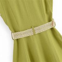 Vestido de diseñador con cinturón sin mangas de color sólido corto simple temperamento 2025 verano nueva ropa de mujer. - details 10