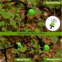 100 gotas de riego de 1/4", verdes, estables, para plantas, jardines, invernaderos, jardines y césped. - details 1
