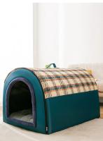 Casa de perro suave para gatos, casa para gatos de interior, cama portátil para gatos, perrera plegable, nido desmontable para mascotas con Cush extraíble - details 8