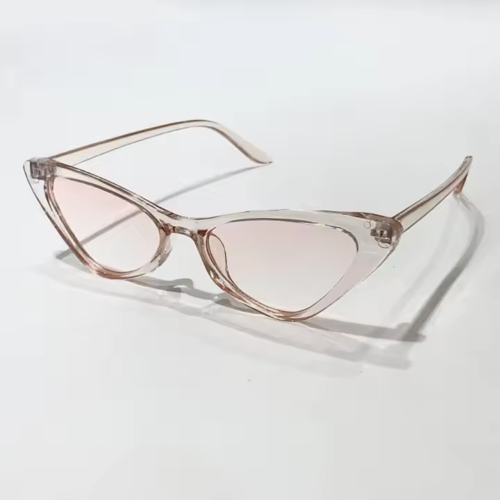 Nuevas gafas de sol tipo ojo de gato, gafas de sol retro de moda para hombres y mujeres, gafas de montura pequeña - 1