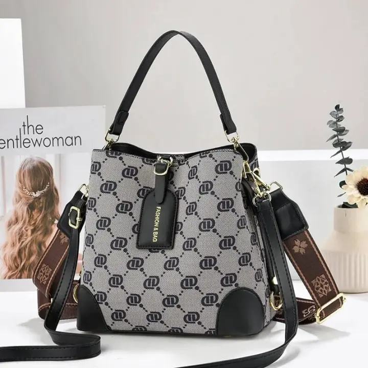 Sentido de elegante viajero grande cubo portátil popular bolso de hombro tipo bandolera para mujer Mochila de lujo de alta gama - 1