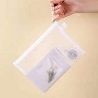 Bolsa de malla con cremallera para niños, bloque de construcción de juguete, rompecabezas, subpaquete, cremallera de partículas, almacenamiento de acabado transparente, 1-3 uds. - details 5