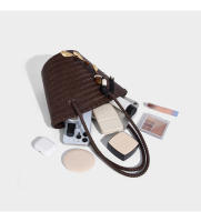 Nuevo bolso de hombro tejido retro para mujer, bolso tipo cubo, bolso tipo cesta de verduras portátil para vacaciones junto al mar - details 7
