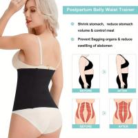Faja reductora de cintura, envoltura de abdomen, cinturón reductor de control de abdomen, ropa interior y moldeadora para mujer - details 3