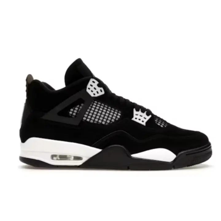 Zapatillas de baloncesto para Hombre 4 4S Retro White Thunder High-top Sports Amortiguación Hombre Zapatos atléticos para Hombre Cómodas zapatillas negras zapatillas Ventas calientes - 1