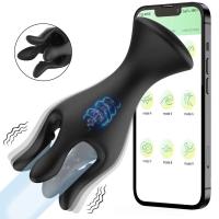 Entrenador de Placer Leten Vibrador para Hombres con Control APP Estimulador de Gláns Masajeador - details 2