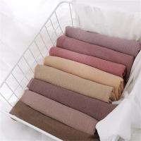 18 colores liso suave fino poliéster Hijabs mujeres largo musulmán chal bufanda turbante envolturas para la cabeza señora islámico 170*70Cm - details 32