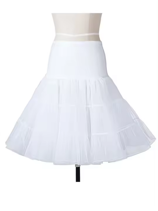 Elegante vestido de fiesta retro, hombros descubiertos, vestido de corte A con bordes con volantes y lunares de verano para mujer - 1
