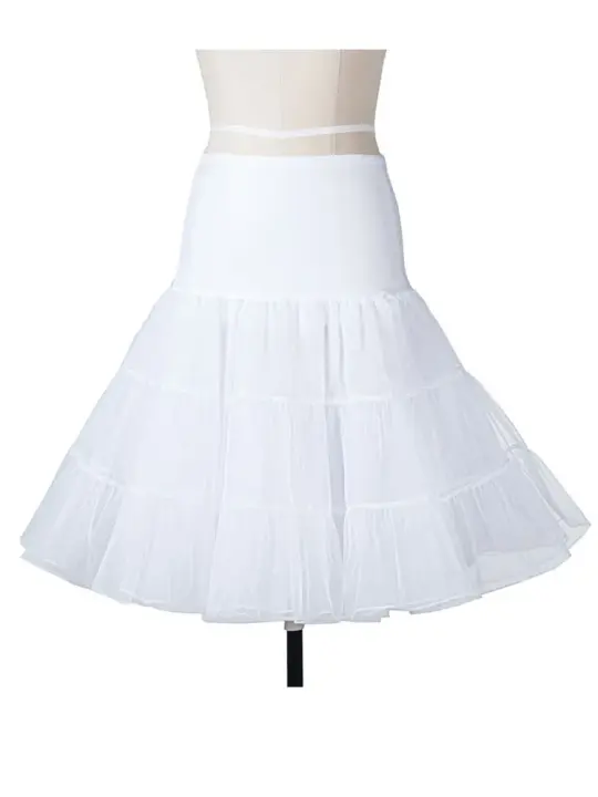 Elegante vestido de fiesta retro, hombros descubiertos, vestido de corte A con bordes con volantes y lunares de verano para mujer - 1