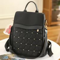 Mochila de nailon con remaches para mujer, mochila antirrobo de gran capacidad para niña, mochila de ocio multifuncional, 2023 - details 0