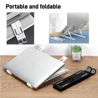 Soporte plegable para ordenador portátil, accesorio para escritorio, ángulos ajustables, Compatible con todos los portátiles - details 3