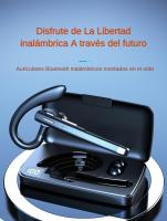 Auricular Bluetooth 2024, Audífono Inalámbrico con Micrófono, Auricular Bluetooth para Oficina, Auricular para Camionero con 120 Horas de Tiempo en Espera, para Teléfonos iPhone, Android, Samsung, Xiaomi y Huawei - details 1