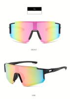 Gafas de Moda para Ciclismo Unisex a Prueba de Viento - Ligero, Ajuste Cómodo con Diseño Antideslizante, Gafas Deportivas Reflectantes Arcoíris para Hombres y Mujeres, Montura Duradera de PC y Lentes AC para Actividades al Aire Libre, Accesorios de - details 10