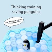 Tocar-rompecabezas de mesa de entrenamiento para Niños y niñas, Juguete infantil para salvar al pingüino, el hielo - details 1