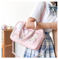 Bolso de bebé transparente suave para niña estudiante, bolso de hombro pequeño, bolso cuadrado, bolso de mensajero bidimensional - details 7