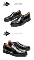MEIJIANA nuevos zapatos de boda de talla grande antideslizantes y de cuero para mujer, zapatos de boda informales de lujo a la moda para hombre - details 8