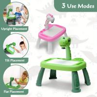 Mesa de Proyección para Niños en Forma de Pony Tablero de Dibujo de Graffiti Eléctrico con Música - details 8