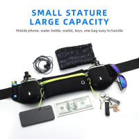 1pc Sports Waist Bag Reflective Strip Design Running Phone Pocket Waterproof Gym Bags Hold Water Bottle Belt with Kettle - details 11