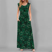2025 primavera nueva ropa de mujer europea y americana temperamento de moda y elegante estilo de viajero simple vestido de cintura alta mujeres - details 5