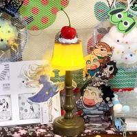 Luz LED nocturna de pudín Kawaii, lámpara de escritorio alimentada por batería, mesita de noche, dormitorio, Bar, decoración de habitación, atmósfera, luz para dormir, regalos para niños - details 3