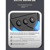 Boxeador musical de pared con guantes, 3 velocidades y luces LED, Bluetooth - details 10