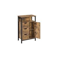 Mueble de baño con cajones y Puerta y estantes Ajustables para Cuarto de baño, Sala de Estar, Cocina, Pasillo, 75 x 30 x 80 cm - details 8