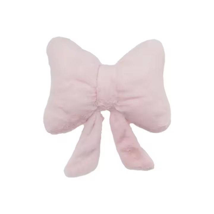 Almohada de Sofá Rosa con Lazo Simple Soporte de Cintura Suave y Cómodo para Oficina y Dormitorio - 1