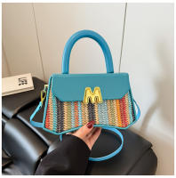 Moda arco iris portátil pequeño cuadrado bolsa 2025 primavera nueva luz de lujo bolsa de las mujeres versátil texturizado axilas bolsa de hombro - details 19