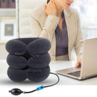 Almohada de tracción Cervical para masaje, protección de relajación del cuello, ajustable y desmontable, de tres capas - details 4