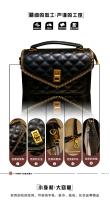 Bolso cuadrado pequeño de sobre simple de la marca Hong Kong2025Nueva Bolsa de Mano con Cierre de Moda, Bolsa de Hombro Versátil para Mujeres - details 3
