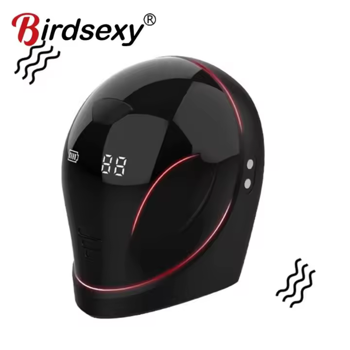 Empaque privado SEX Ustable Vibrador Entrenador Estimulador de Glande Masajeador con 10 Modos para Hombres - 1