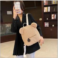Mochila de felpa, bolso de mujer, nueva versión coreana, súper linda mochila con orejas de oso, mochila para niñas, bolso padre-hijo. - details 25