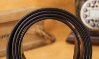 Cinturón de piel 100% auténtica para hombre, correa de cintura de lujo, de piel de vaca, Estilo Vintage, hebilla - details 11