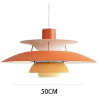 Lámpara Moderno Originalidad Minimalismo Candelabro Restaurante Sala de estar Cocina Oficina Decoración 50 cm - (Blanco) - details 17