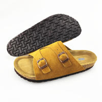 Zapatillas anti-piel, sandalias antideslizantes, zapatos de playa de verano para pareja, suela suave con velcro. - details 1