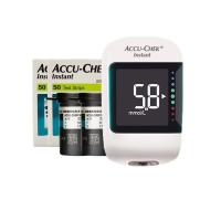 (EXP: máximo) Roche ACCU Instant Diabetes Check Glucose ACCU Medidor de glucosa Tira de glucosa Aguja de muestreo de sangre gratuita - details 7