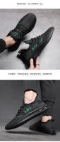 Nuevos zapatos deportivos casuales para hombres, zapatos transpirables tejidos con mosca, zapatos de malla, zapatos de moda para hombres - details 12