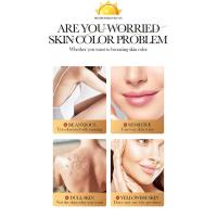 Crema bronceadora de bronce y protector solar SPF90, loción bronceadora corporal con brillo Natural y crema bloqueadora solar aislante UV, conjunto de cuidado de bronceado para cara y cuerpo - details 11
