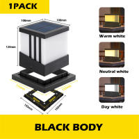 Luz de Poste Solar Moderna RXUNS Lámpara de Columna de Patio Impermeable IP65 Brillo de 300lm - details 6