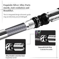 Caña de Pescar Portátil Cabeza de Palo Fluorescente de Fibra de Carbono 99% - details 6
