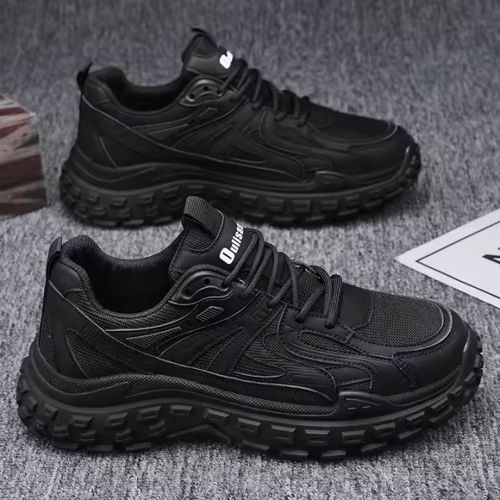Zapatos Deportivos de Malla para Hombres Pisa Fuerte, Resistente al Desgaste, Antideslizante, Zapatos de Trabajo en Sitio de Obra con Suela de Resina - 1