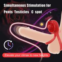 Leten potentes anillos vibratorios retardantes de eyaculación para pareja anillo estimulador Sexy hombre adulto para adultos 18 - details 2