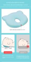 Almohada Bebe Recien Nacido de Espuma Viscoelastica y Terciopelo - Cojin de Cuna - Cuidado de la Forma de la Cabeza Previene y Evita Plagiocefalia - Almohada Transpirable Ergonomica Hipoalergenica - details 3