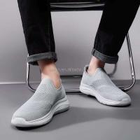Nuevos zapatos cómodos ultraligeros para caminar para hombres mayores, talla grande 48, precio bajo - details 1