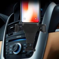 Soporte Universal de teléfono para coche, montaje de ventilación de aire por gravedad automática, nuevo diseño ergonómico para iPhone, Samsung y Huawei - details 0