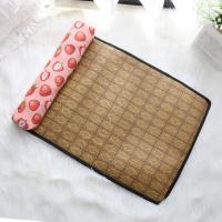Alfombra plegable de seda de hielo para perros, almohadilla tejida de ratán para mantener el enfriamiento, cama para dormir para perros, suministros para mascotas, alfombrilla refrescante para gatos de 3 tamaños para exteriores - details 7
