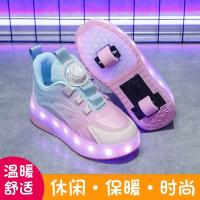 Zapatillas de deporte informales luminosas recargables por USB para niños y niñas, rueda de luz LED, patines deportivos para exteriores - details 3
